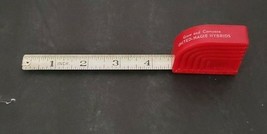 Vintage United Hagie Hybrids Red Art Deco Measuring Tape West Germany 62&quot; - £6.62 GBP