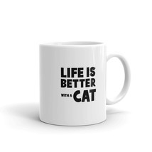 Life Is Better With A Cat Fun 11oz Cat Mug - £12.77 GBP