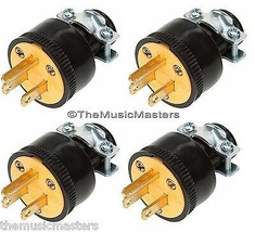 4X Extension Cord Replacement Electrical AC Wall POWER PLUG End Male Con... - $15.67