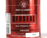 1 Pratt &amp; Lambert 29.5 Oz Red Seal White Semi Gloss Interior Self Primin... - £21.34 GBP