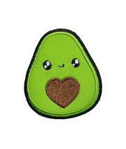 Avocado Embroidered Iron On Patch 2.4&quot; x 2.1&quot; Inspiration Funny Humor Laugh Joke - £5.49 GBP