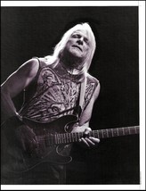 Steve Morse onstage with Signature Ernie Ball Music Man Guitar pin-up ph... - £3.35 GBP