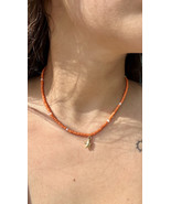Orange Star Choker - $167.50 MXN