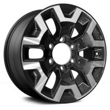 Wheel For 2016-2017 Toyota Tacoma 16x7 Alloy 6 Slot 6-139.7mm Charcoal Machined - £266.08 GBP