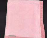 Blankets &amp; Beyond Baby Blanket Pink Plush Trim - £11.72 GBP