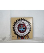 Vtg 1990 Earthtones Art Tile Hopi Kachina 6&quot; Square Decorative Wall Deco... - €16,87 EUR