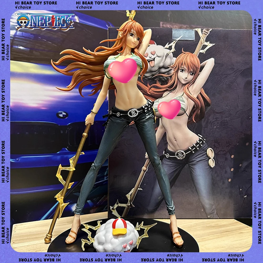 One Piece Anime Figures 37cm Nami Figurine Pvc Statue Figurine Model Doll - £31.23 GBP+