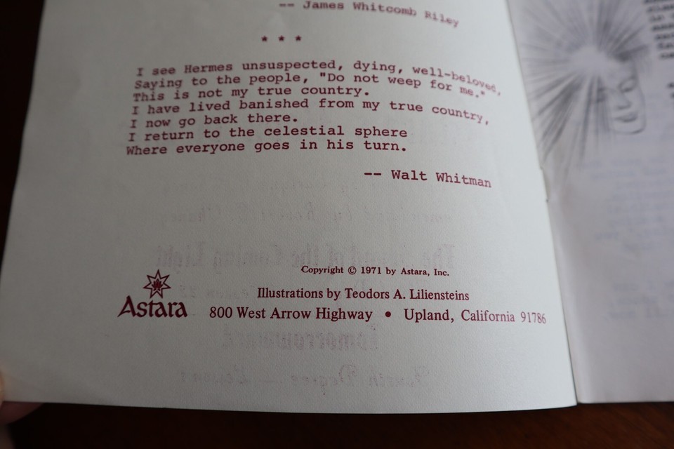 5x Astara's Book of Life 22nd 3rd + 1-9 4th Degree Lessons School 1971  Astral Item image 10