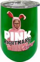 A Christmas Story 16989 Pink Nightmare Stainless Steel Stemless Wine Glass 16 oz - $23.76