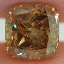 Radiant Shape Diamond Fancy Brown Color Loose I1 Certified Enhanced 1.34 Carat - £542.88 GBP