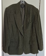 Womens Plus 22 Company Ellen Tracy Green 1-Button Single Breasted Lined ... - €24,57 EUR