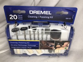 Dremel 684-01 20-Piece Cleaning &amp; Polishing Rotary Tool Accessory Kit with Ca... - £11.86 GBP