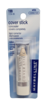 1x Maybelline New York Cover Stick Concealer 199 White 175K-06 Brand New - $69.25
