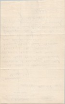 1887 Handwritten Letter George T McComb Lockport NY Hay Dealer Antiquarian - $37.01