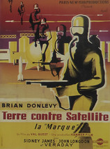 Quatermass II, Enemy from Space - Brian Donlevy (French) - Movie Poster - Framed - £25.56 GBP