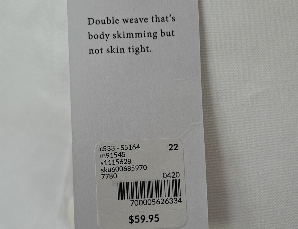 LANE BRYANT WHITE PEDAL PUSHER Capri Pants Women 22 High Rise Modern Stretch NEW Item image 3