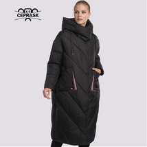 22 fashion loose women s winter down jacket hooded warm puffer quilted coats large size thumb200