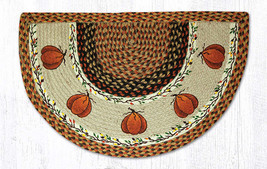 Earth Rugs SCP-222 Harvest Pumpkin Printed Slice 18&quot; x 29&quot; - £38.91 GBP