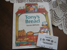 Tony&#39;s Bread-Tomie dePaola-Paperback&amp; Read a long Cassette-Troll Assocat... - $9.00