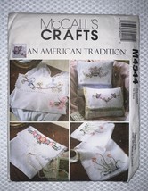 McCall’s 4544 Sewing &amp; Embroidery Pattern Scarf Pouch Pillow, UNCUT FF - $3.96