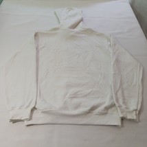 NASA Men's White Graphic Drawstring Pullover Hoodie Sweatshirt Measured Chest 40 image 2