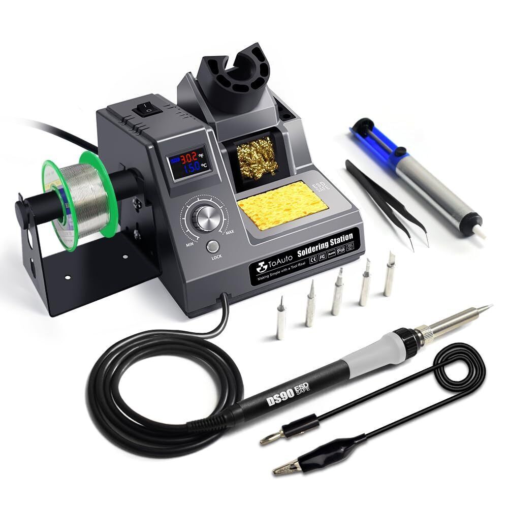 Soldering Station-°F &amp; °C Dual Digital Display Soldering Iron Sta... - $83.90