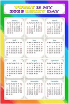 2023 Magnetic Calendar - Calendar Magnets - Today is my Lucky Day - v043 - $9.89