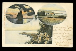 Vintage Travel Postcard UDB 1905 Okoboji Iowa W Lake Views - £10.27 GBP