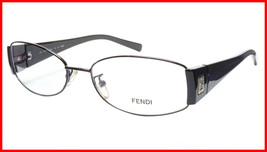 FENDI Eyeglasses Frame F606R (539) Metal Dark Violet Italy Made 54-16-13... - $177.57