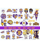 Lakers basketball team Logos w/ Kobe Byrant 250 designs - $2.50