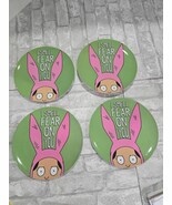 Bob&#39;s Burgers I Smell Fear 4-Piece Melamine Plate Set 10&quot; each - $34.28 CAD