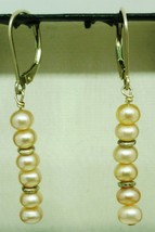 Fashion Jewelry Dangling Beaded Faux Pearls Earrings - £3.19 GBP