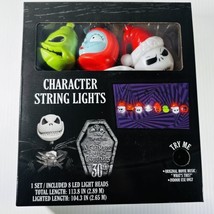 Nightmare Before Christmas Character String Lights Whats This Disney 8 L... - $24.75