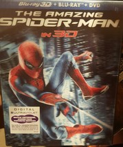 THE AMAZING SPIDER-MAN IN 3D  BLU-RAY 3D + BLU-RAY + DVD + DIGITAL HD - $55.00