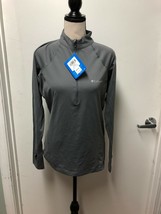 columbia Men&#39;s Omni-Heat Midweight Gray Long Sleeve Zip Up Base Layer 16... - $23.64