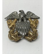 Americana Eagle Military Insignia Emblem 1/20 10kt Gold Filled Militaria KG - $24.75