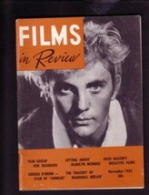 Films In REVIEW-NOVEMBER 1962-HORS D&#39;OEUVRE- Fn - £26.63 GBP