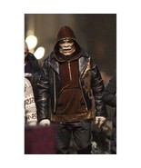 Men&#39;s Killer Croc Suicide Squad Waylon Jones Biker Black Leather Jacket - $109.34 CAD