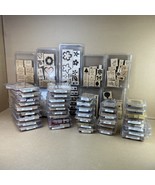HUGE Lot of 48 Packs - Stampin’ Up Sets - Block Wood Backed Rubber Stamp... - $274.43 CAD