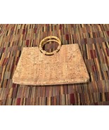 90&#39;s designer MICHELLE LALONDE New York Cork Tote Bag Beauty! Listing En... - $2,755.99 MXN