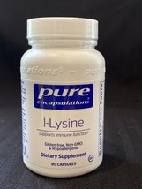 Pure Encapsulations I-Lysine 90 Capsules NEW - £11.18 GBP