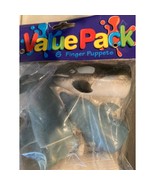 Shark Finger Puppets Value Pack 6 Pieces Birthday Party Favors New - £2.54 GBP