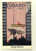 ad2022 - Cunard Line - Liner Aquitania - modern advert postcard - £1.99 GBP