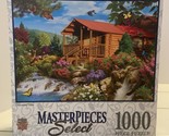 Cascading Cabin 1000 Jigsaw Puzzle Master Pieces Select - £16.07 GBP