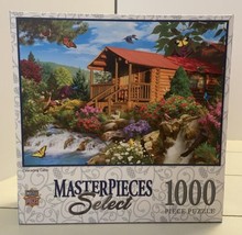 Cascading Cabin 1000 Jigsaw Puzzle Master Pieces Select - £16.03 GBP
