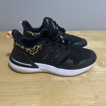 Adidas Rapidasport Kids Leopard Cheetah Sport Animal Print Black FZ6346 ... - $421.83 MXN