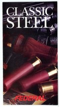 Federal Classic Steel vintage advertising brochure shotgun shells ammo s... - $14.00