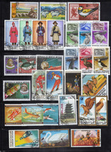 Mongolia Stamp Collection Used Space Aviation Birds Sports ZAYIX 0424S0279 - £7.04 GBP