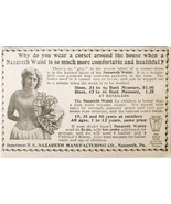 Nazareth Corset Waist Pennsylvania 1897 Advertisement Victorian Fashion ... - €17,14 EUR
