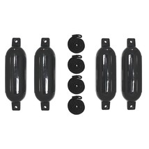 Extreme Max 3006.7384 BoatTector Inflatable Fender Value 4-Pack - 6.5&quot; x 22&quot;, Bl - £83.40 GBP